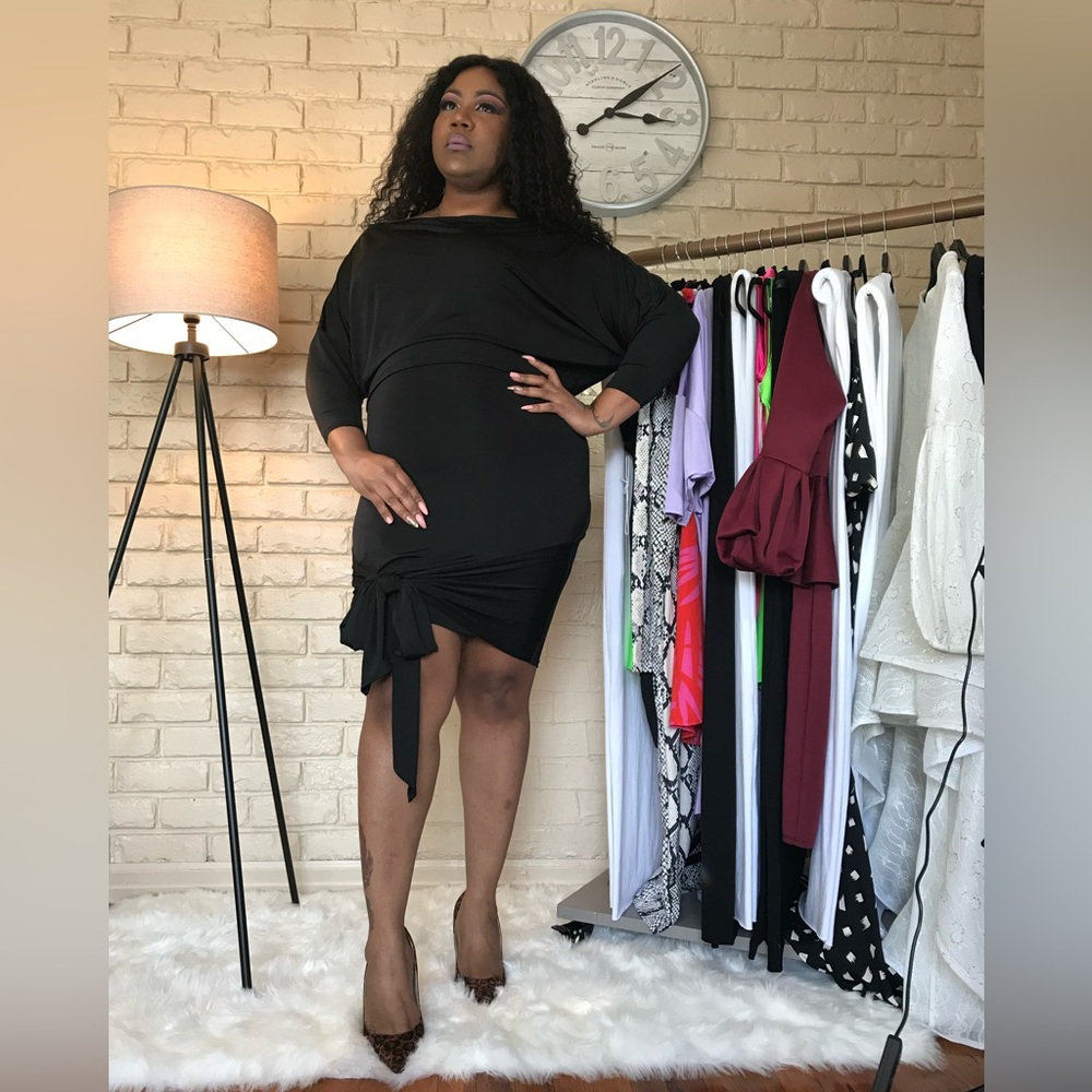 Brand - Good Time USA
Black Ruched Jersey Dress
Brand new (sample in photo)